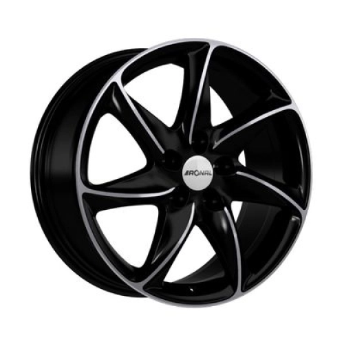 Ronal R51 Basis W7 R16 PCD5x108 ET45 DIA76.1 jet black front diamond cut